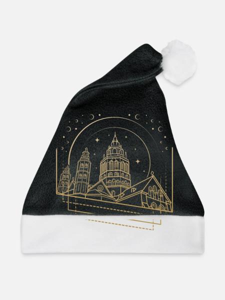 Mainz - Weihnachtsmütze - Schwarz/Weiß
