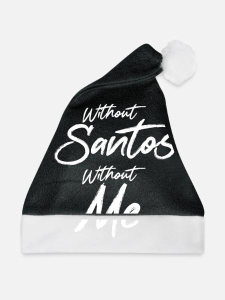 Santos - Weihnachtsmütze - Schwarz/Weiß