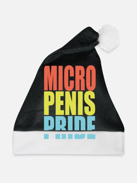 Micro Penis Pride - Weihnachtsmütze - Schwarz/Weiß