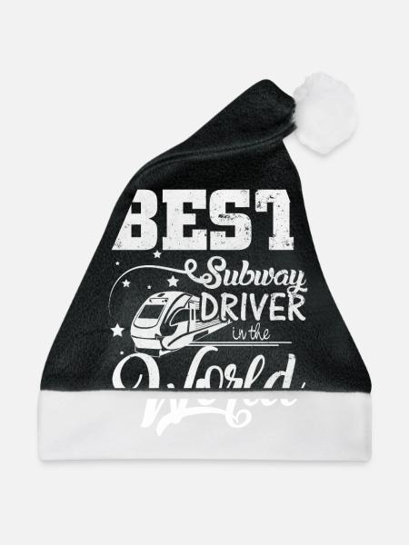 U-Bahnfahrer - Weihnachtsmütze - Schwarz/Weiß
