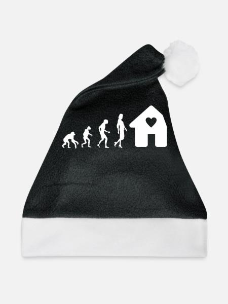 Bauherrin Geschenk - Weihnachtsmütze - Schwarz/Weiß