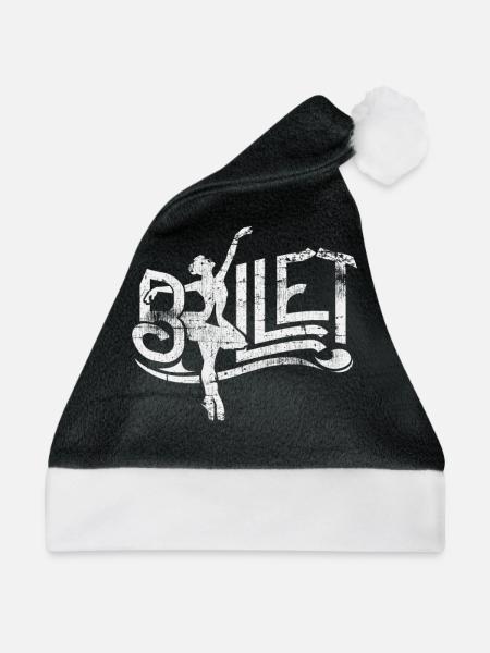 Ballett Tänzer Tanzen - Weihnachtsmütze - Schwarz/Weiß