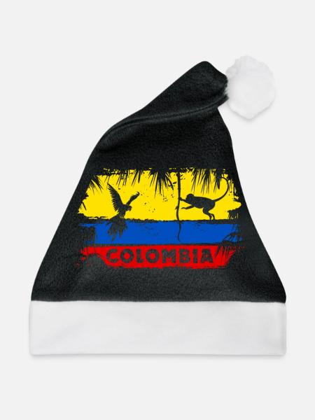 Kolumbien - Weihnachtsmütze - Schwarz/Weiß - Vorne