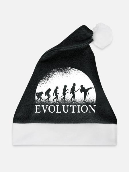 Karate Evolution - Weihnachtsmütze - Schwarz/Weiß