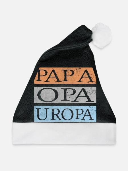 Uropa Retro - Weihnachtsmütze - Schwarz/Weiß