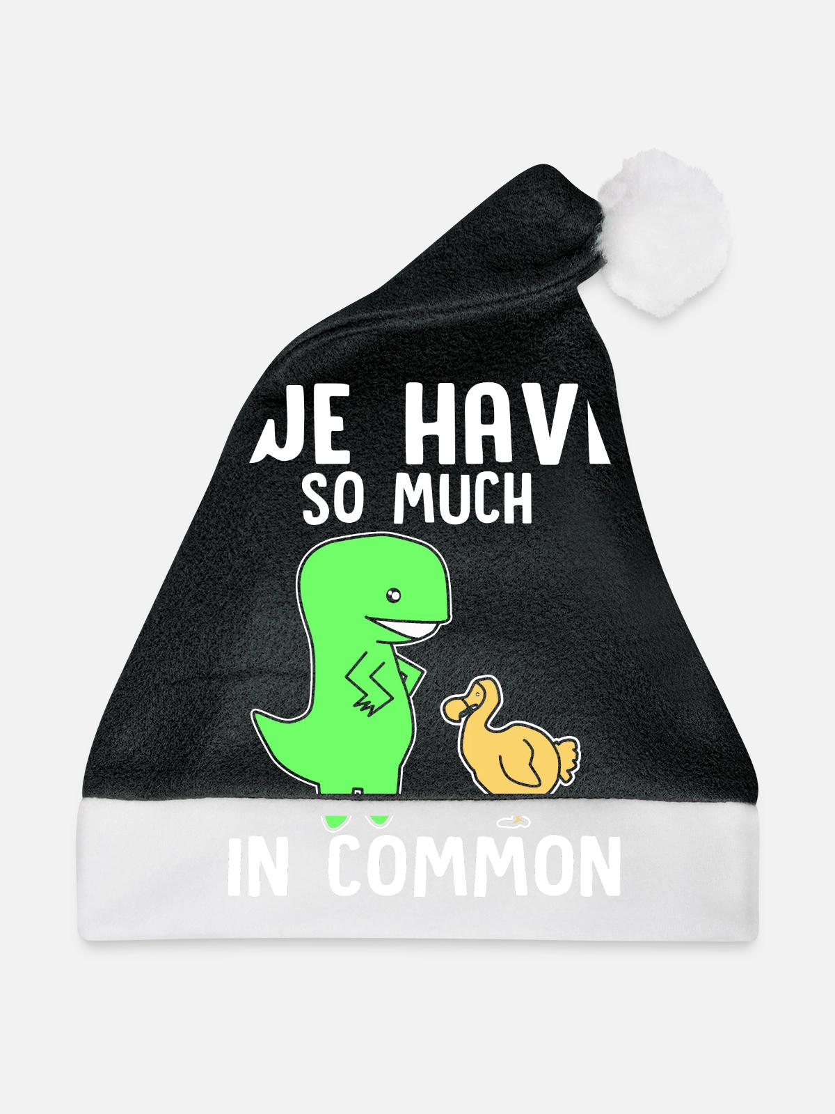 Dodo - Weihnachtsmütze - Schwarz/Weiß - Vorne