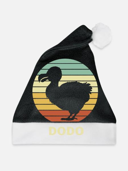 Dodo - Weihnachtsmütze - Schwarz/Weiß - Vorne