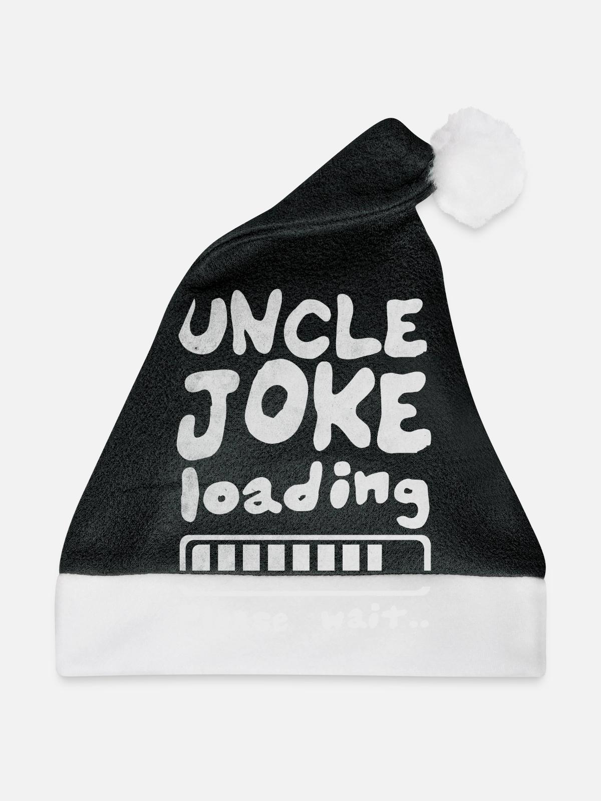 Uncle Joke - Weihnachtsmütze - Schwarz/Weiß - Vorne