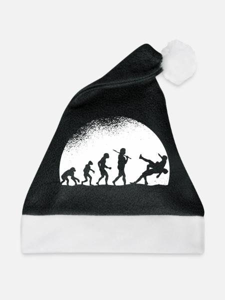 Evolution Wrestling - Weihnachtsmütze - Schwarz/Weiß
