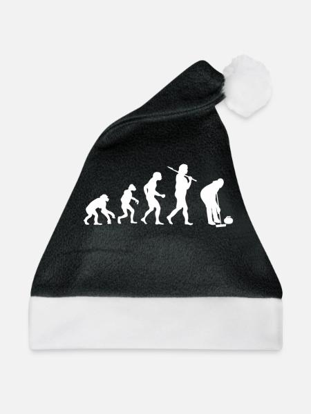 Evolution Curling - Weihnachtsmütze - Schwarz/Weiß