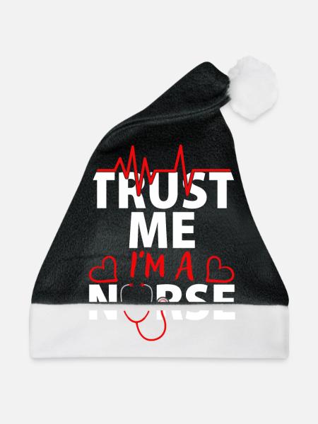 Vertrauen Sie Mir, Ich Bin Ein - Weihnachtsmütze - Schwarz/Weiß - Vorne