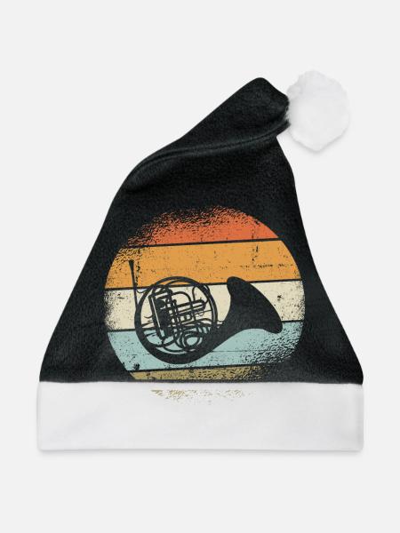 Horn - Weihnachtsmütze - Schwarz/Weiß - Vorne