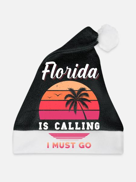 Florida - Weihnachtsmütze - Schwarz/Weiß