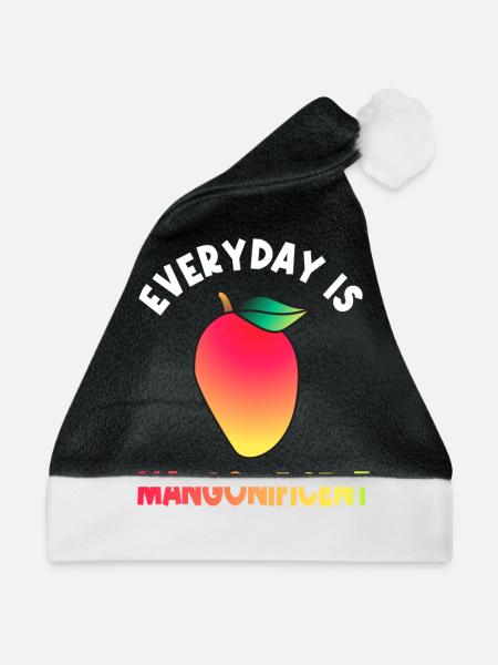 Lustiges Mango Geschenk - Weihnachtsmütze - Schwarz/Weiß