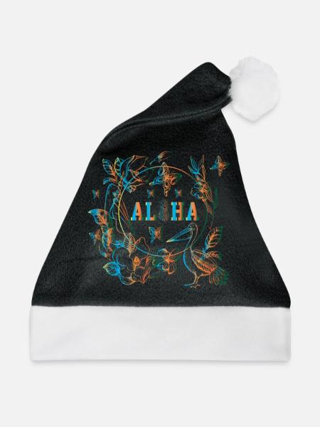 Aloha Geschenk - Weihnachtsmütze - Schwarz/Weiß