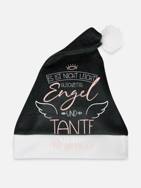 Tante - Weihnachtsmütze - Schwarz/Weiß