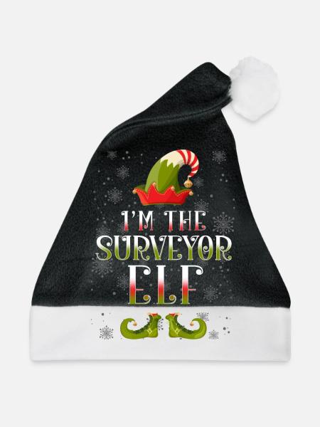 Vermesser Elf Weihnachtsgeschenk - Weihnachtsmütze - Schwarz/Weiß