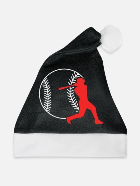 Baseballspieler Baseballmannschaft Baseball - Weihnachtsmütze - Schwarz/Weiß