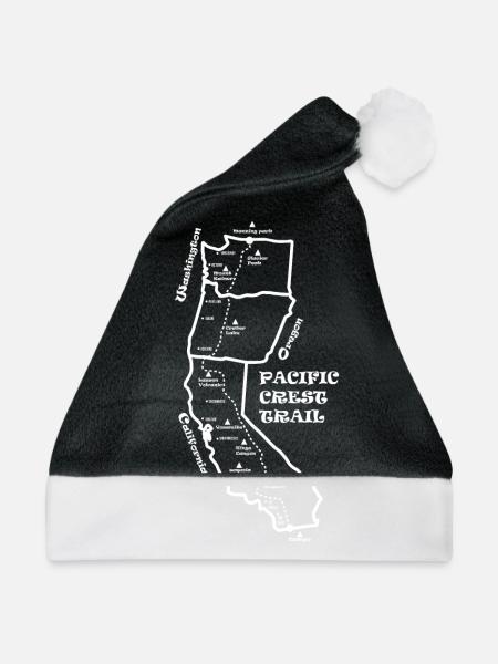 Pacific Crest Trail, Wandern - Weihnachtsmütze - Schwarz/Weiß - Vorne