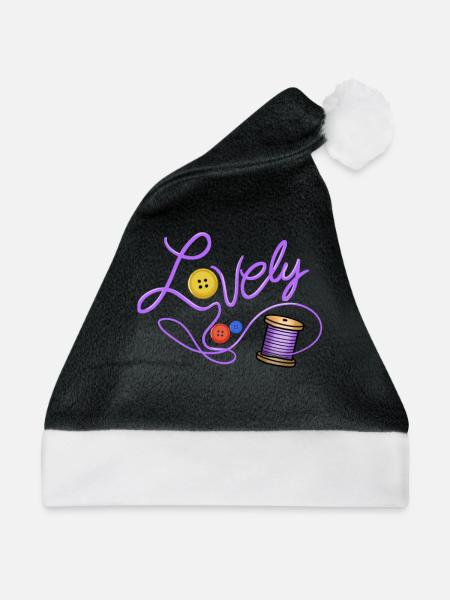 Stricken - Weihnachtsmütze - Schwarz/Weiß