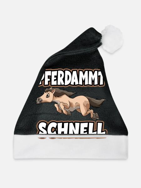 PFERDAMMT SCHNELL - Weihnachtsmütze - Schwarz/Weiß