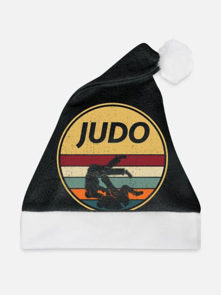 Judo Judoka - Weihnachtsmütze - Schwarz/Weiß