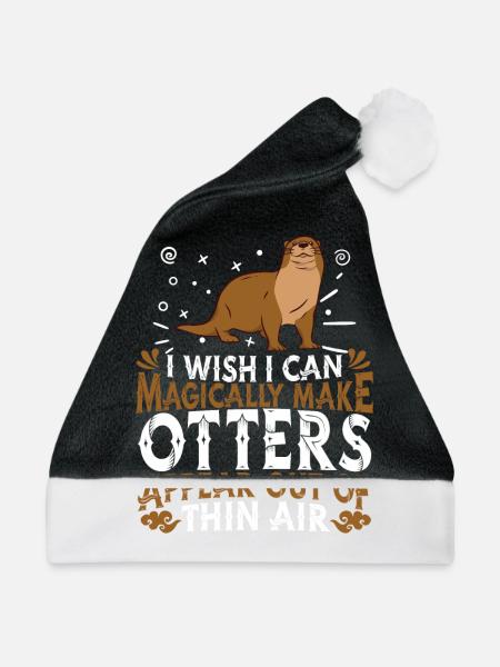 Otter - Weihnachtsmütze - Schwarz/Weiß