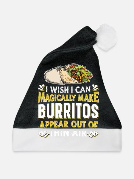 Burrito - Weihnachtsmütze - Schwarz/Weiß