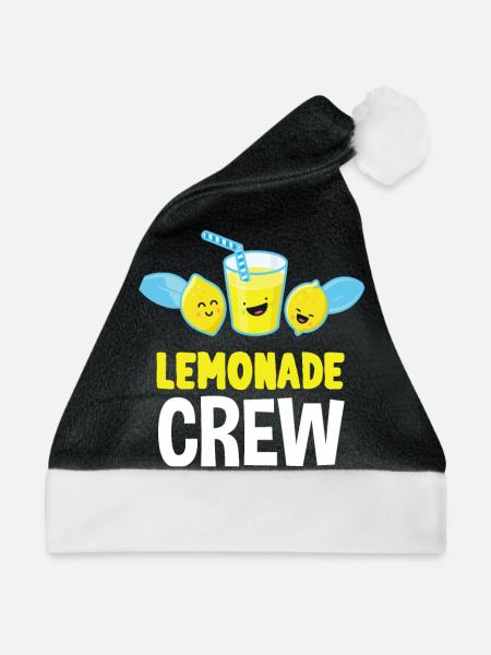 Lemonade Crew Juice Stand - Weihnachtsmütze - Schwarz/Weiß