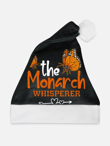 Monarchfalter - Weihnachtsmütze - Schwarz/Weiß