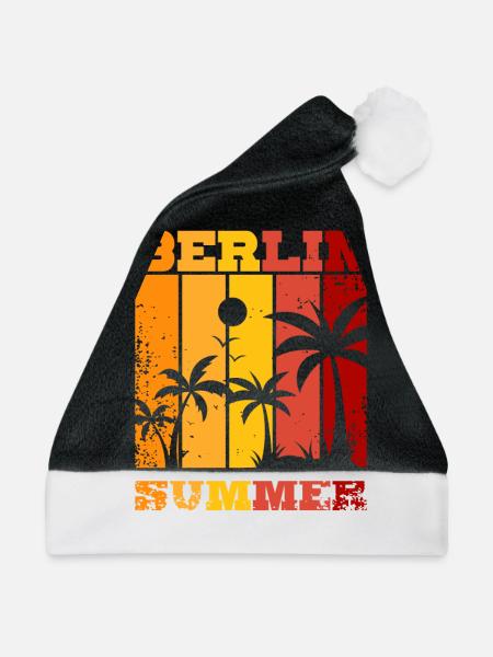 Berlin Summer - Weihnachtsmütze - Schwarz/Weiß