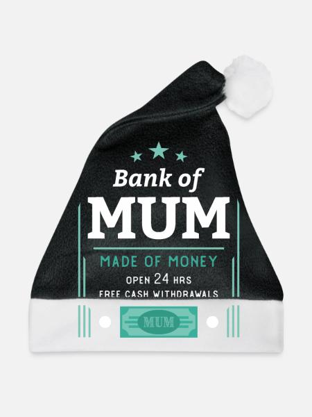 Bank der Mutter - Weihnachtsmütze - Schwarz/Weiß