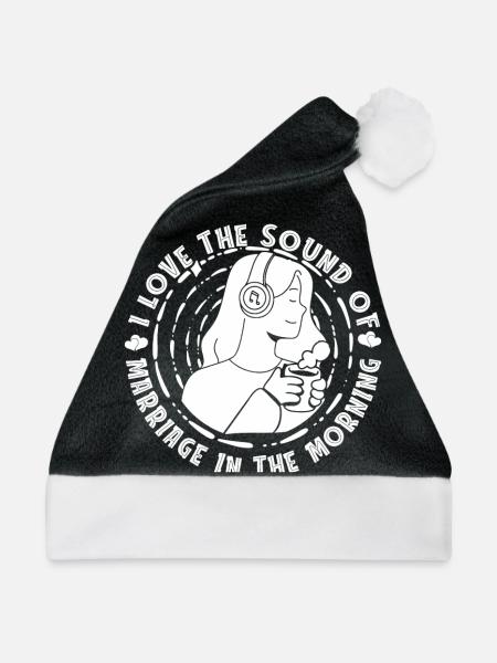 Tontechniker Sound Audio Engineer - Weihnachtsmütze - Schwarz/Weiß - Vorne