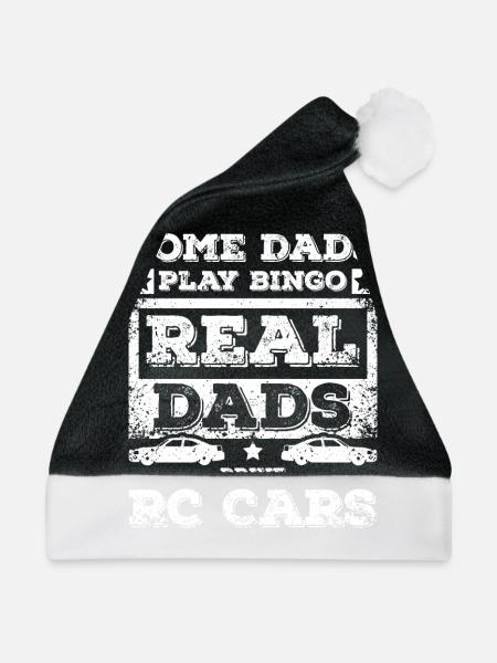 Dads drive rc cars - Weihnachtsmütze - Schwarz/Weiß