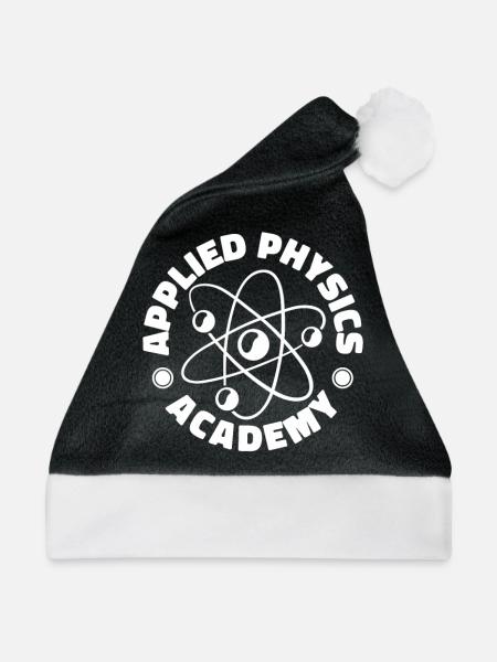 Physik Physiker - Weihnachtsmütze - Schwarz/Weiß