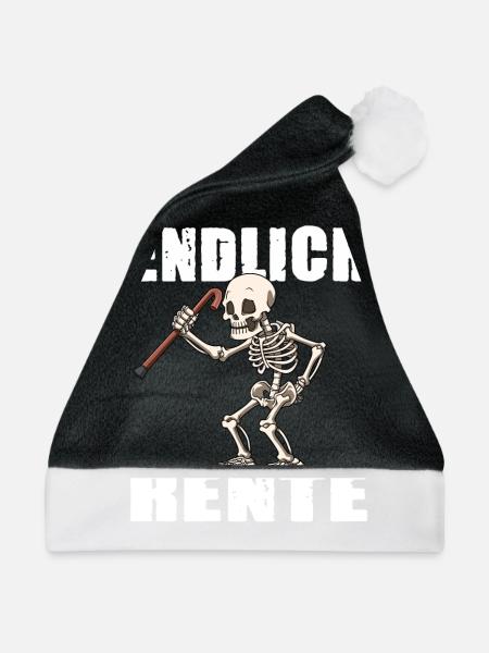 ENDLICH RENTE - Weihnachtsmütze - Schwarz/Weiß