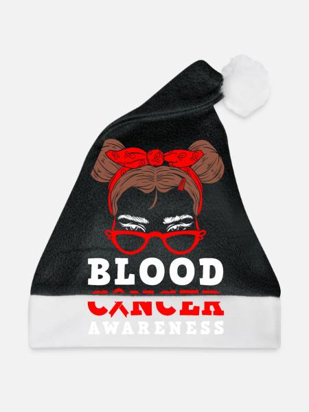 Blood Cancer Awareness Month - Weihnachtsmütze - Schwarz/Weiß