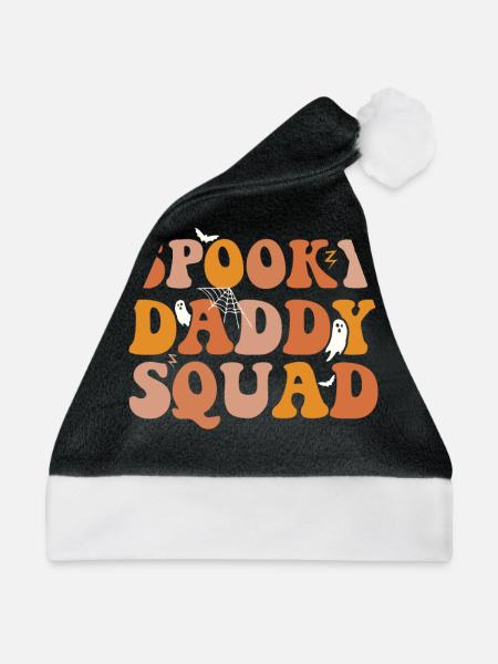 Gespenstische Daddy Squad Halloween-kostümparty - Weihnachtsmütze - Schwarz/Weiß
