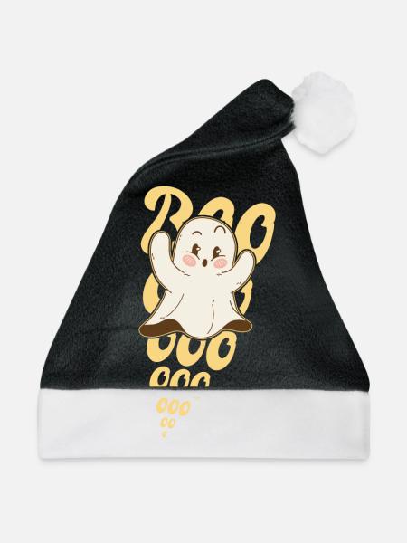 Boo halloween niedlicher geist - Weihnachtsmütze - Schwarz/Weiß