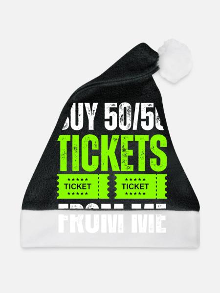 Kaufen Sie 5050 Tickets von mir - Weihnachtsmütze - Schwarz/Weiß - Vorne