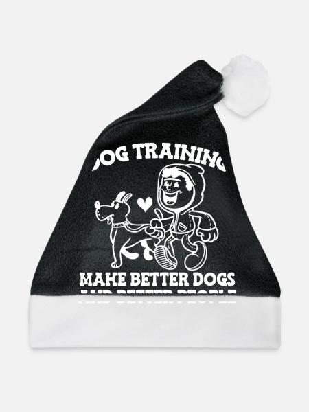 Hundetrainer Hundetrainer - Weihnachtsmütze - Schwarz/Weiß