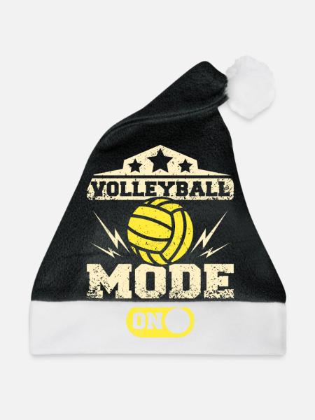 Volleyball mode on - Weihnachtsmütze - Schwarz/Weiß