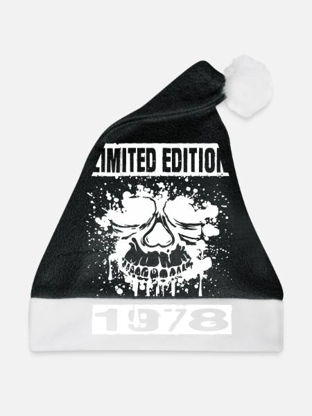 Limited Edition 1978 - Weihnachtsmütze - Schwarz/Weiß