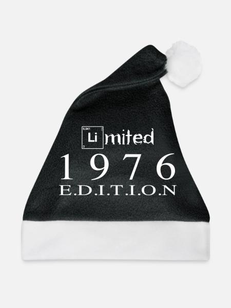 Limited Edition 1976 - Weihnachtsmütze - Schwarz/Weiß - Vorne