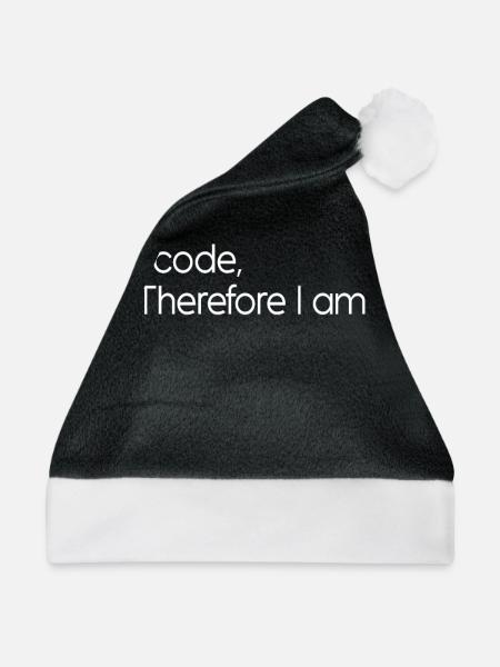 I Code - Weihnachtsmütze - Schwarz/Weiß