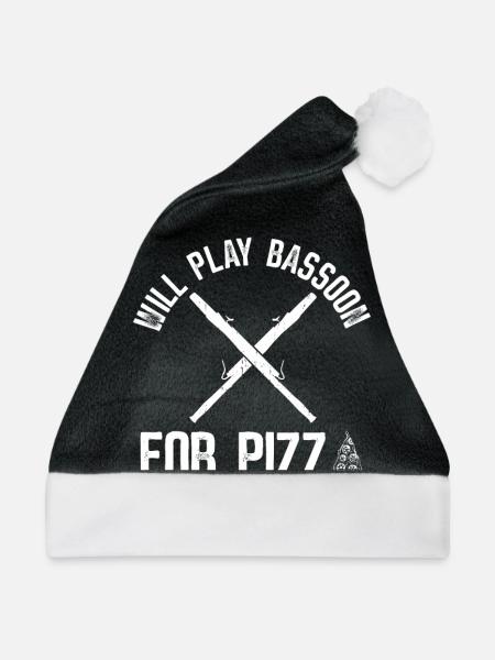 Orchester Holzbläser Fagott - Weihnachtsmütze - Schwarz/Weiß
