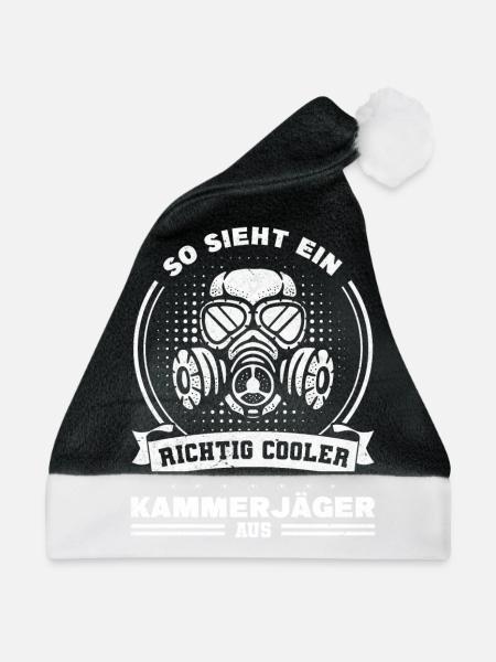 Kammerjäger Schädlingsbekämpfer - Weihnachtsmütze - Schwarz/Weiß