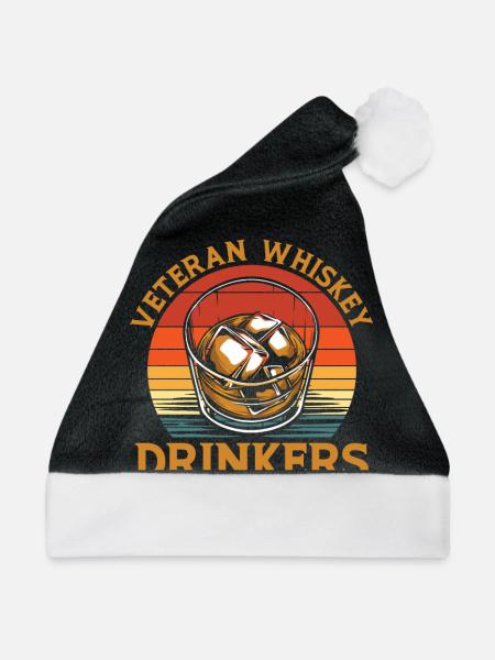 Whisky Whiskey - Weihnachtsmütze - Schwarz/Weiß