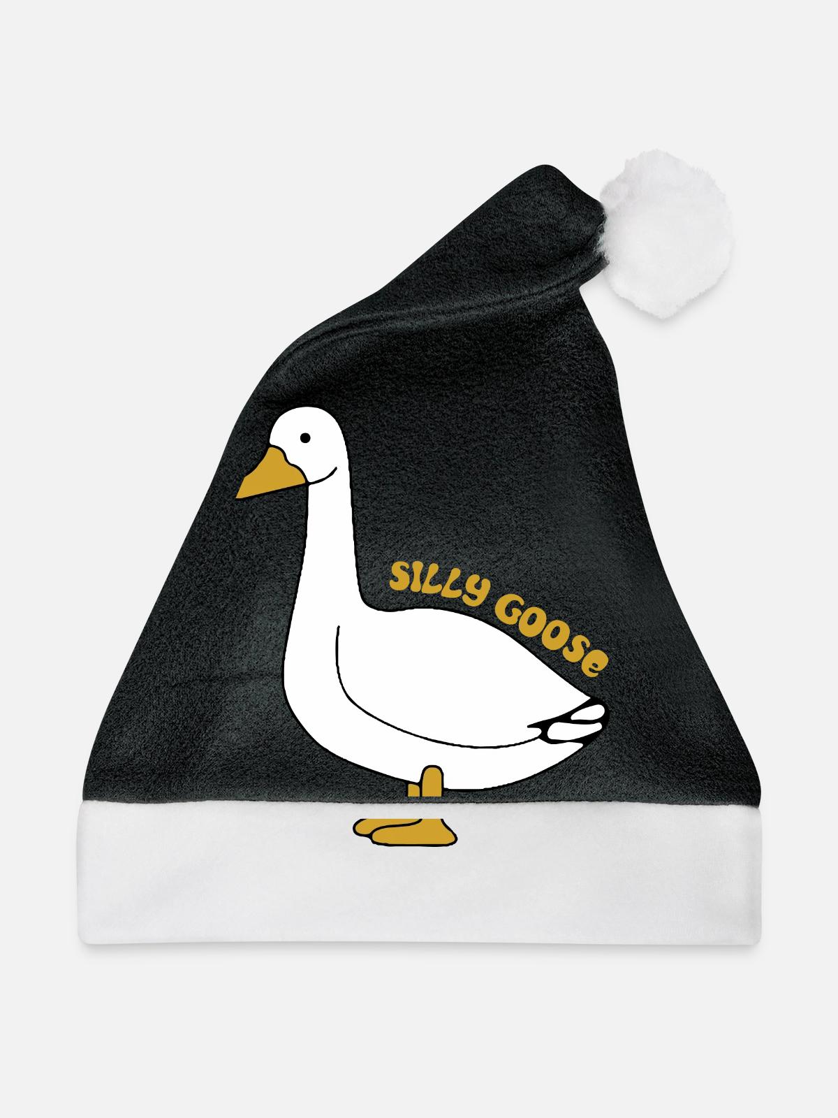 Silly Goose - Weihnachtsmütze - Schwarz/Weiß - Vorne