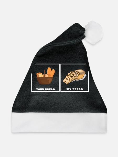 Baking Raisin Bread - Weihnachtsmütze - Schwarz/Weiß